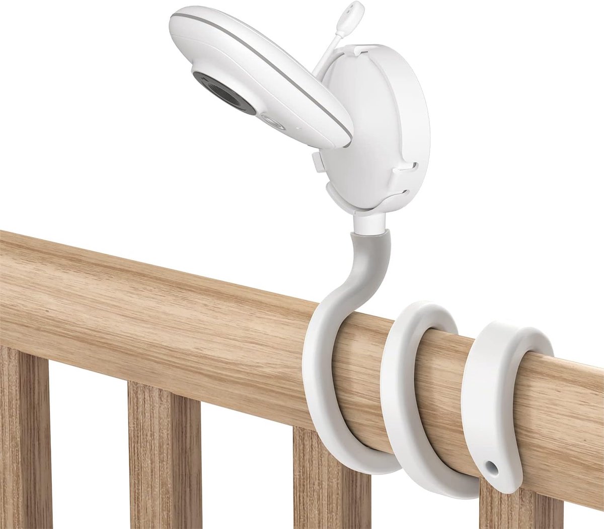 SnelShoppen - Babyfoon cliphouder voor digitale babyfoon met camera, 3,2 inch LCD-scherm, flexibele wieghouder, compatibel met GHB en VSIFEHSO babyfoo