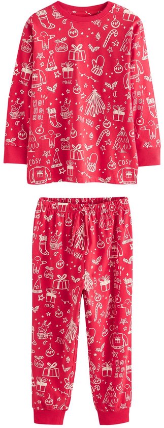 Next - Jongens - Matching Family kerstpyjama - Rood