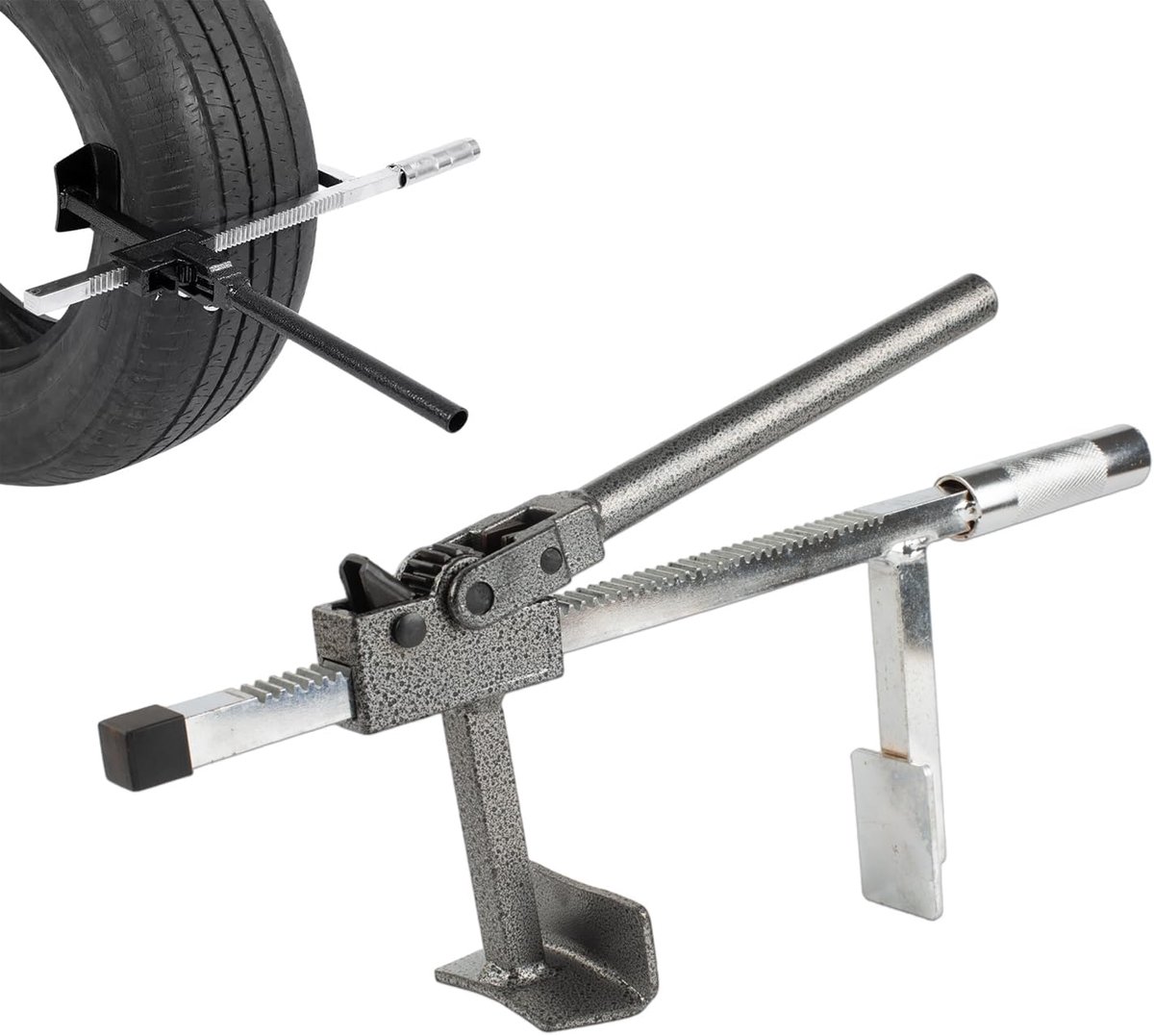 SnelShoppen - Universele Bandenwisselaar voor Auto's en Motorfietsen, Bandenreparatieset, Bandenverwijderingsgereedschap, 43 cm, Zwart, Ideaal voor Th