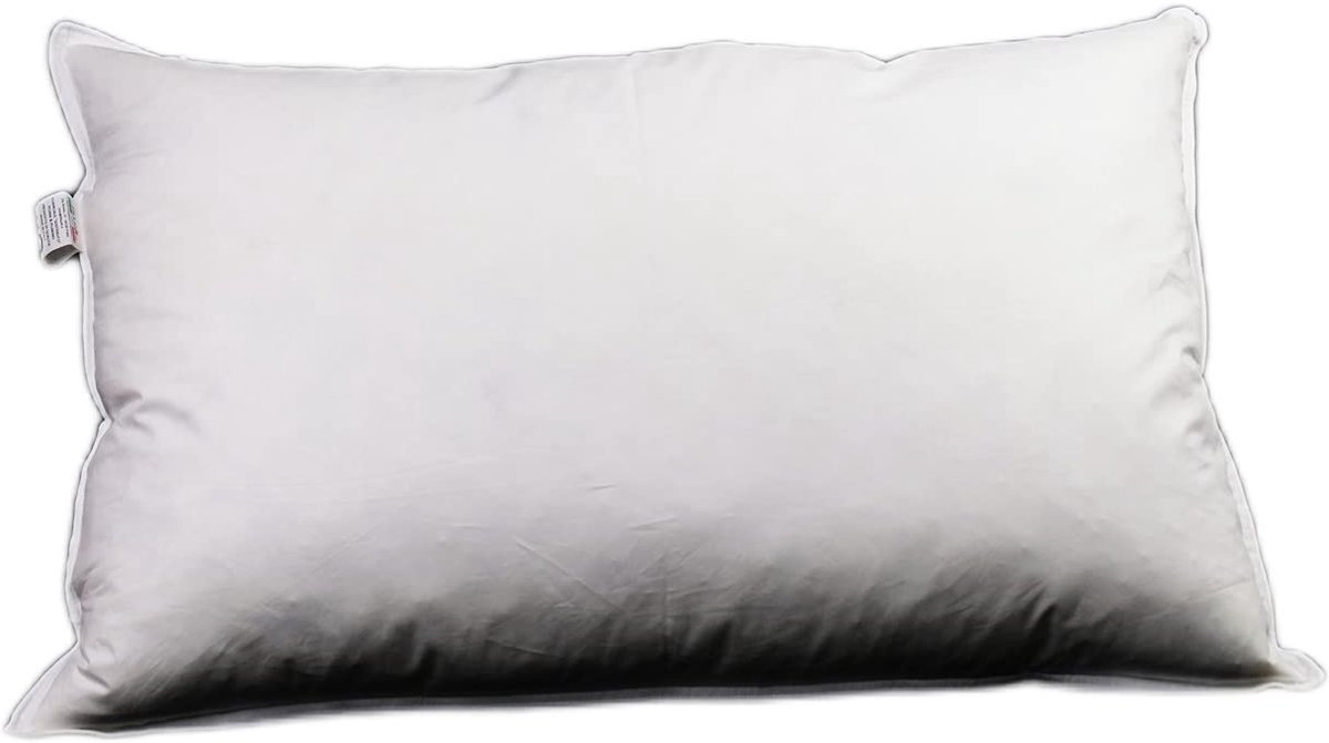 SnelShoppen - Fillsoft zacht ganzenverenkussen, comfortabel en ademend kussen, hypoallergeen anti-huismijtkussen, handgemaakt, 100% Made in Italy, lux