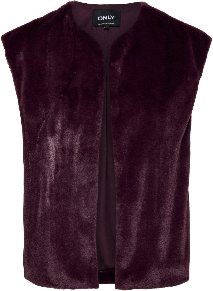 Only Gilet Onldana Mila Faux Fur Gilet Cc Otw 15373833 Fig Dames Maat - XS