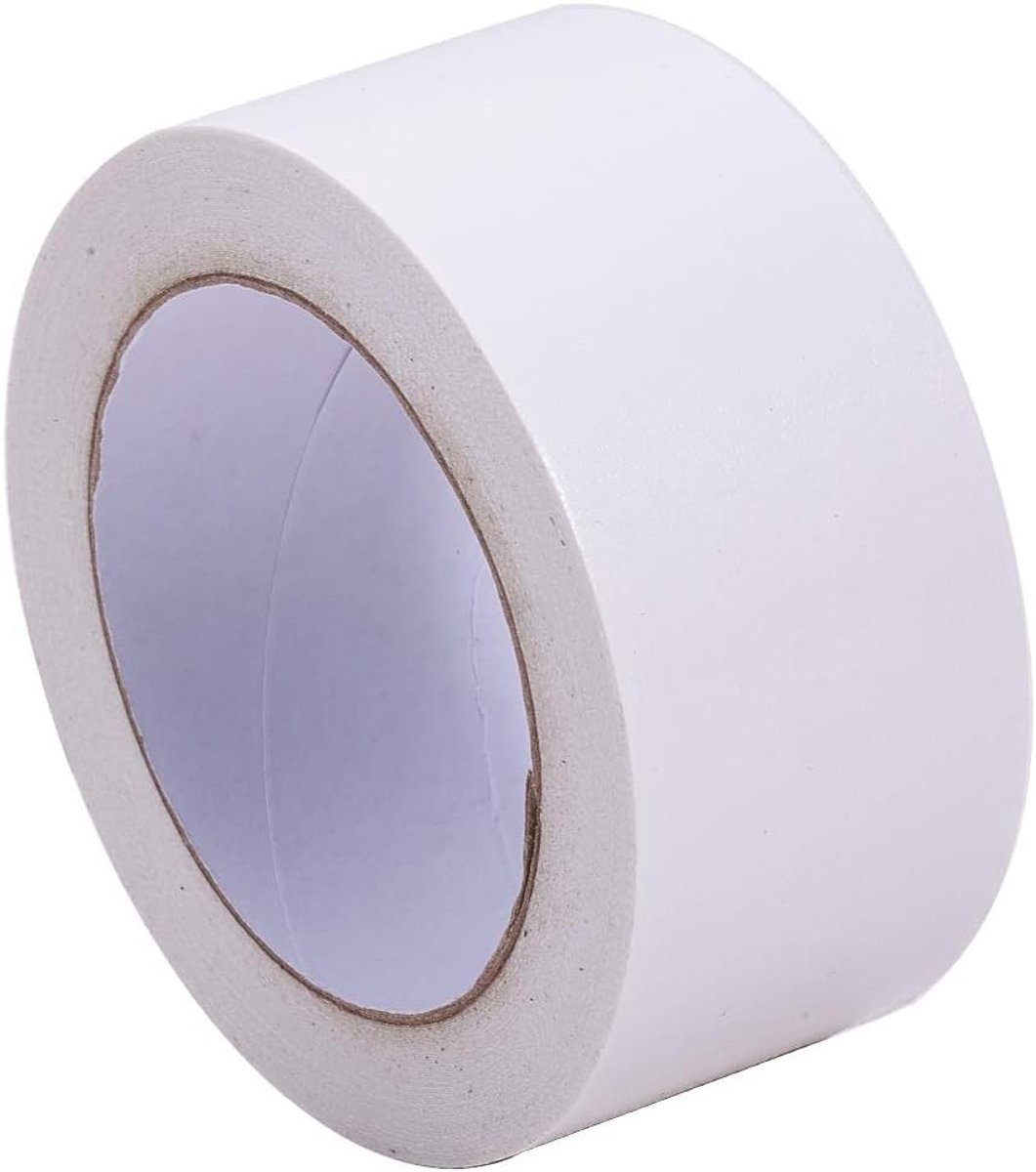 Dubbele 21 mm Stoffen Binder, Veilig en Zuurvrij, Wit, Perfect voor Archiveren en Organiseren