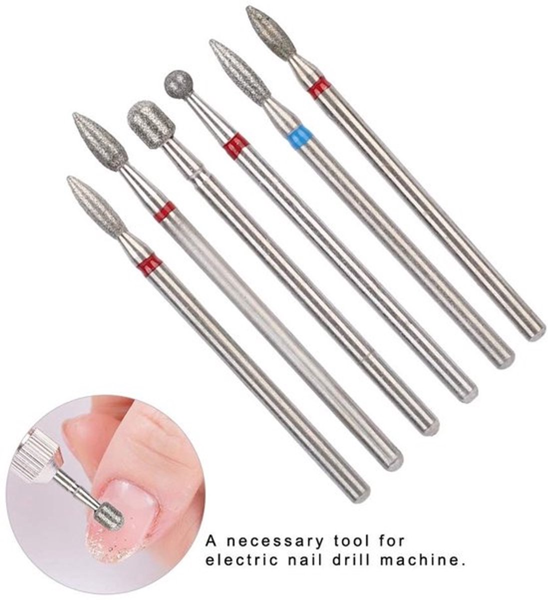 Nagelvijl Set - Professionele Nagelaccessoires - Manicure en Pedicure - 6 Stuks - Voor Nagelverzorging