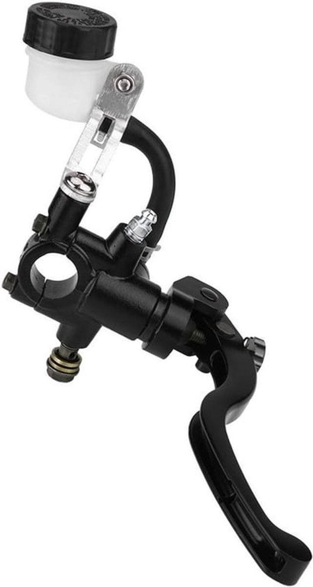 Langere Koppeling Handgreep voor Motorfiets, 22mm 7/8" Universeel, Hydraulische Remcilinder, Links, Duurzaam en Ergonomisch Ontwerp