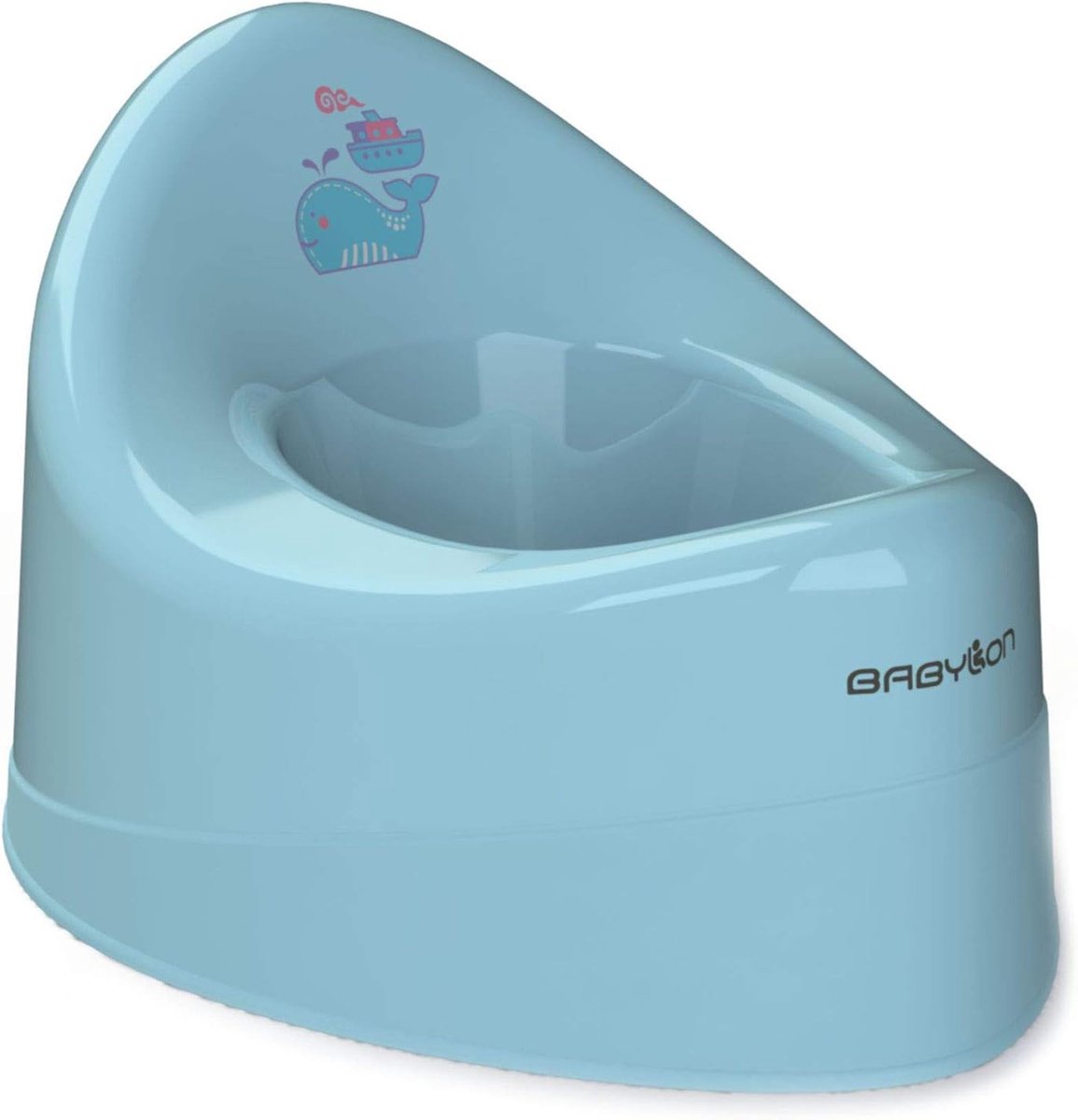 SnelShoppen - Compacte Kinderpotty met Antislip, Geschikt voor Kinderen vanaf 1 Jaar, Blauwe Toiletpot voor Potty Training, Handig voor Thuis en Op Re