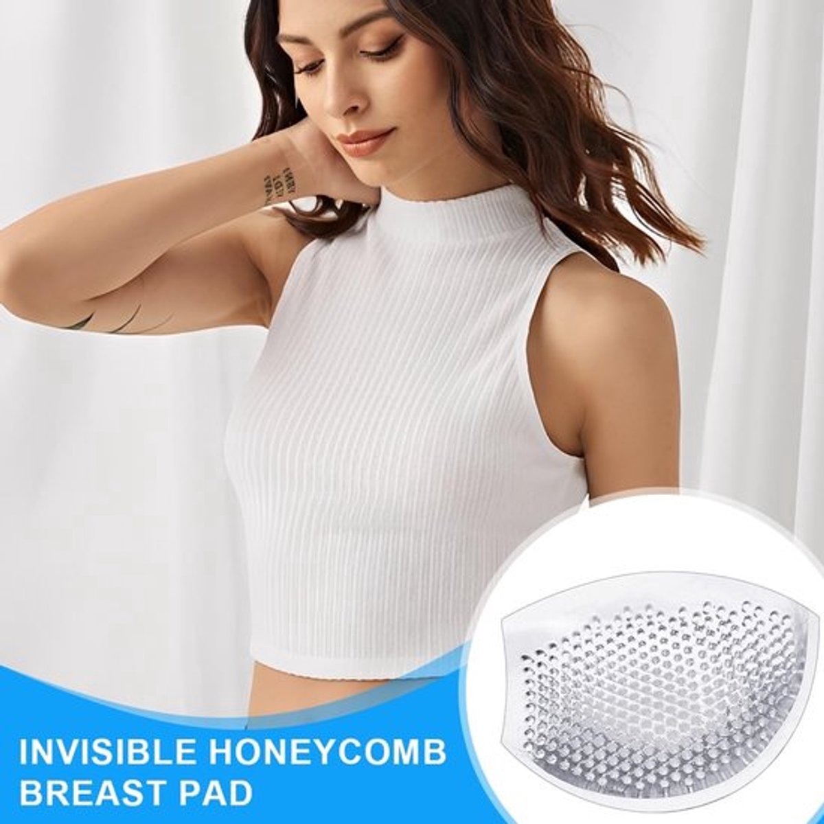 Siliconen bekers - herbruikbaar - push-up - onzichtbare bh - ondersteuning - ademend materiaal - geschikt voor diverse kleding