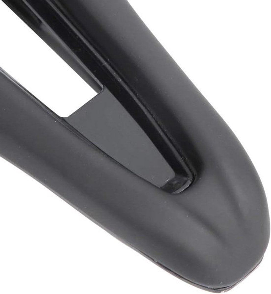 Zwarte PU fiets zadel, hol zadel voor racefiets en mountainbike, comfortabele zadelkussen voor lange ritten