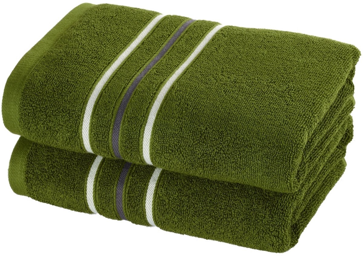 Moodit Handdoek Empress - Cactus - set (2 st.) - 50 x 100 cm - Katoen