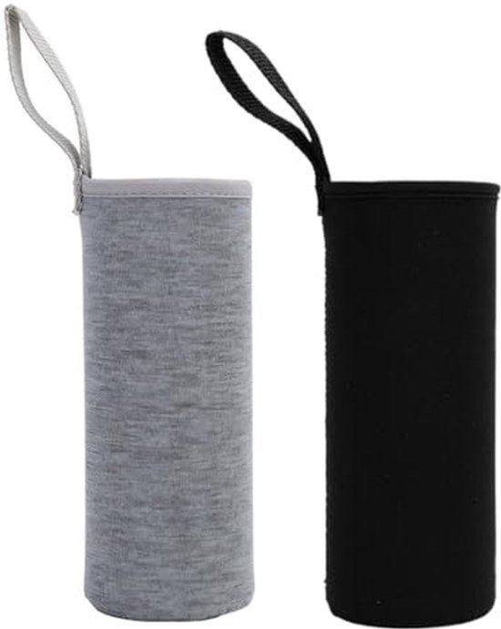 Dailygoods- Isolatiehoes Neopreen - Thermotas voor Waterfles - Bescherming tegen Krassen - 2 Stuks - Lichtgewicht en Duurzaam - Makkelijk Schoon te Maken - Fleshoes van Dailygoods — afbeelding 2
