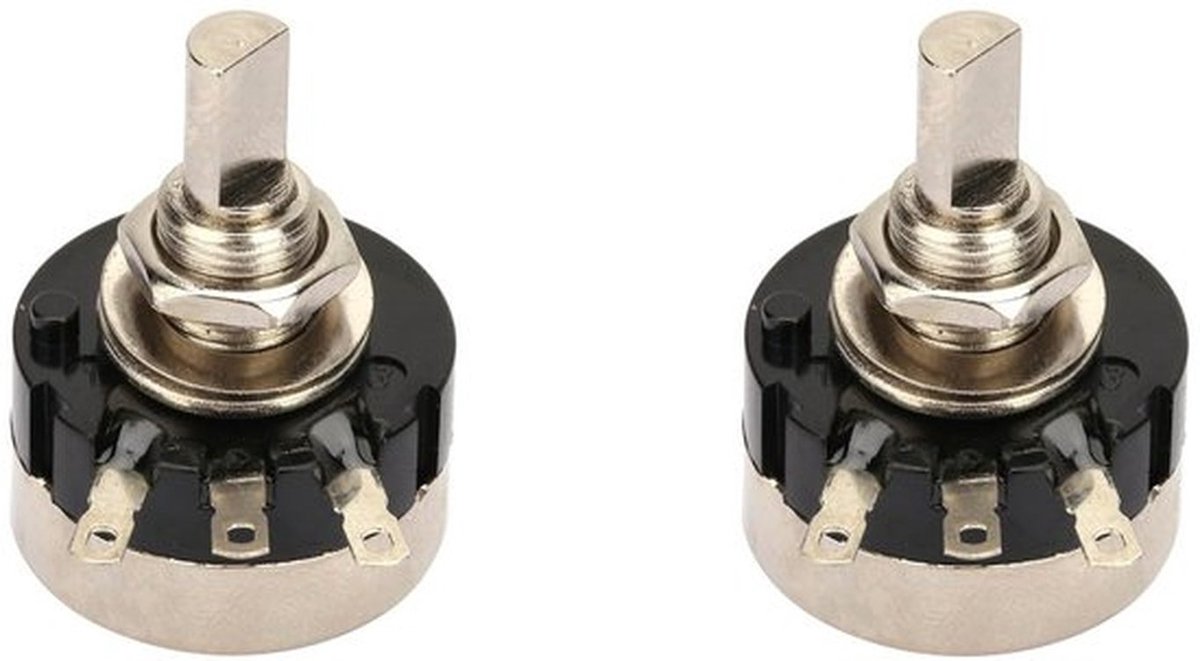 Set van 2 Precisie Potentiometers 5K voor Elektronische Toepassingen