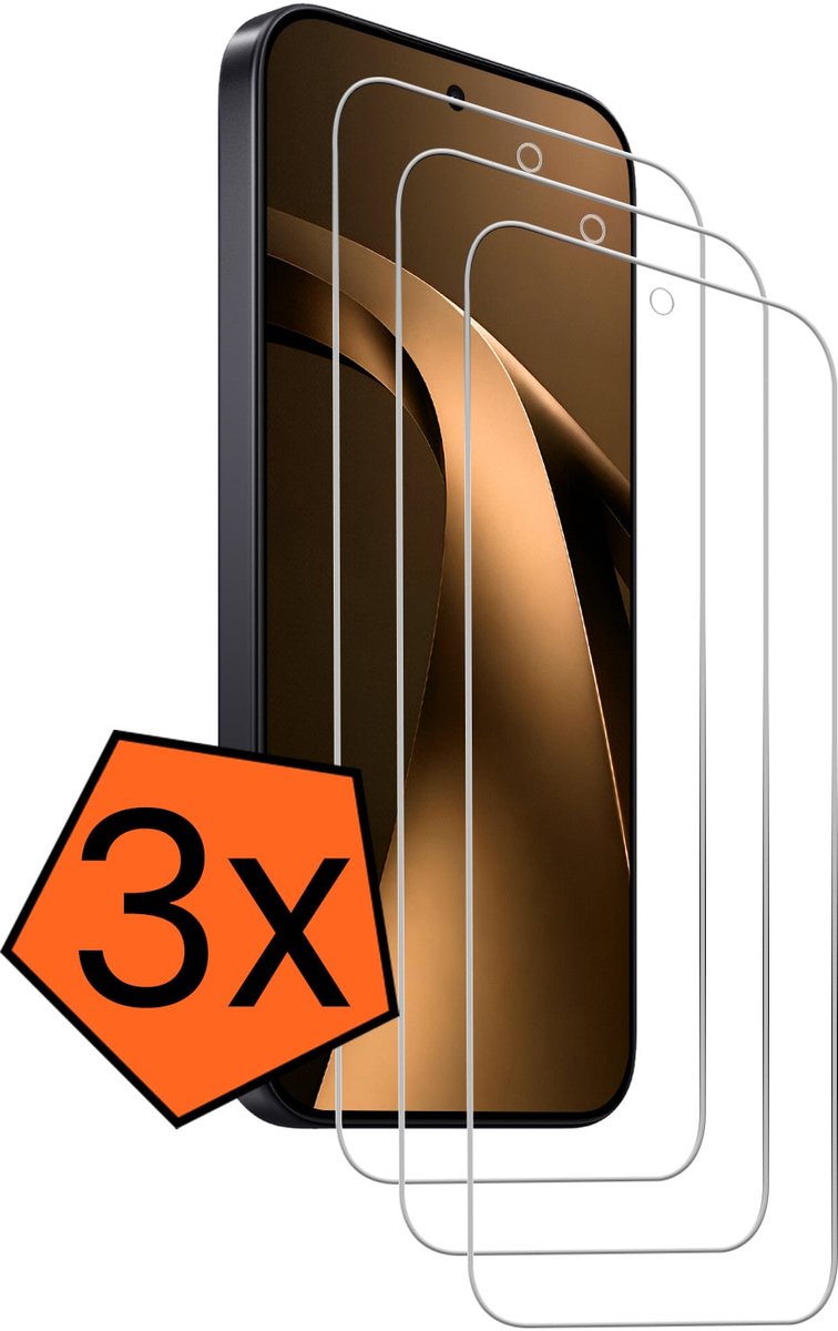 Screenprotector - 3 Stuks - Geschikt voor Xiaomi 17T - Extra Sterk - Gehard Glas - Beschermglas - Tempered Glass - Screen Protector