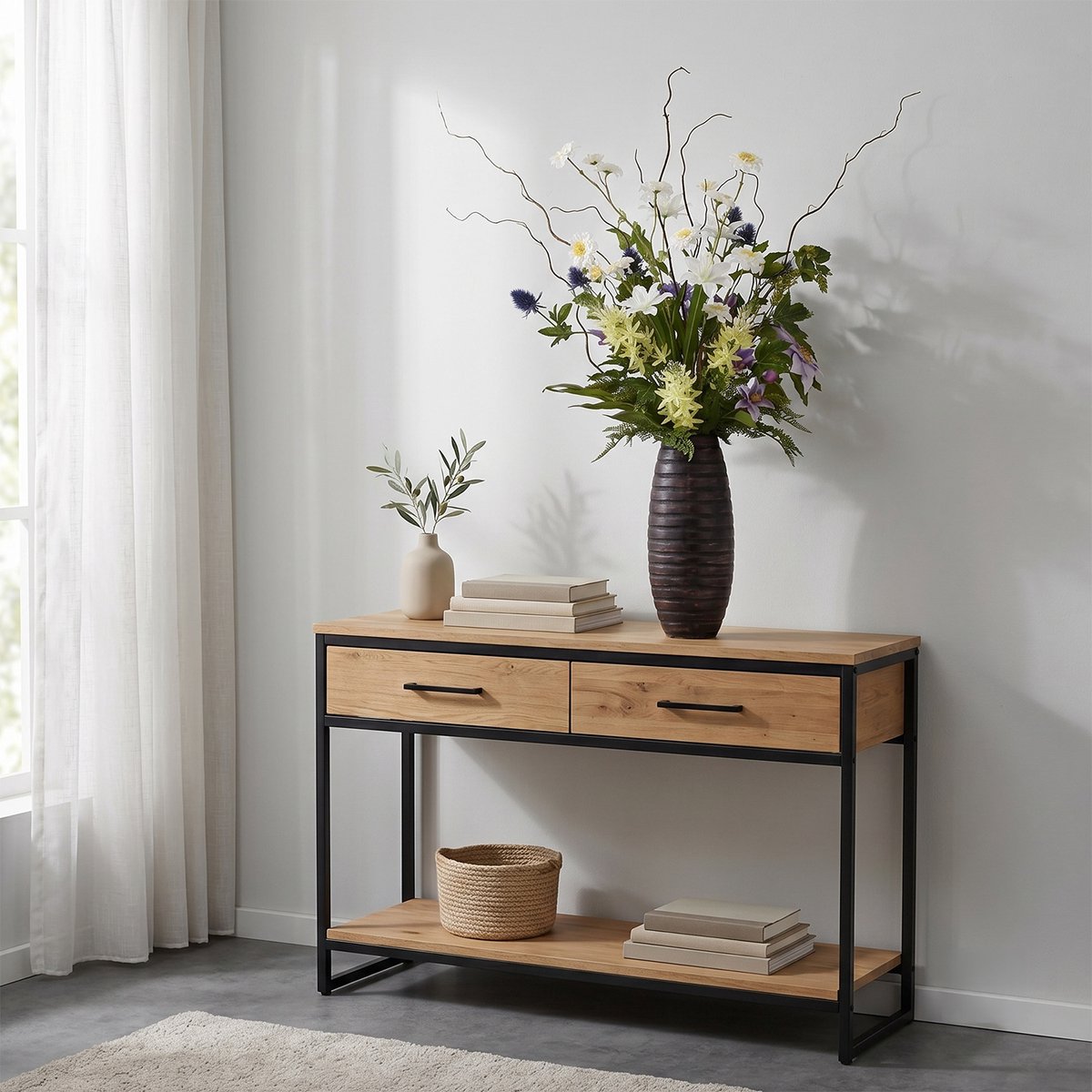 Kunstboeket Zara Lima 115cm