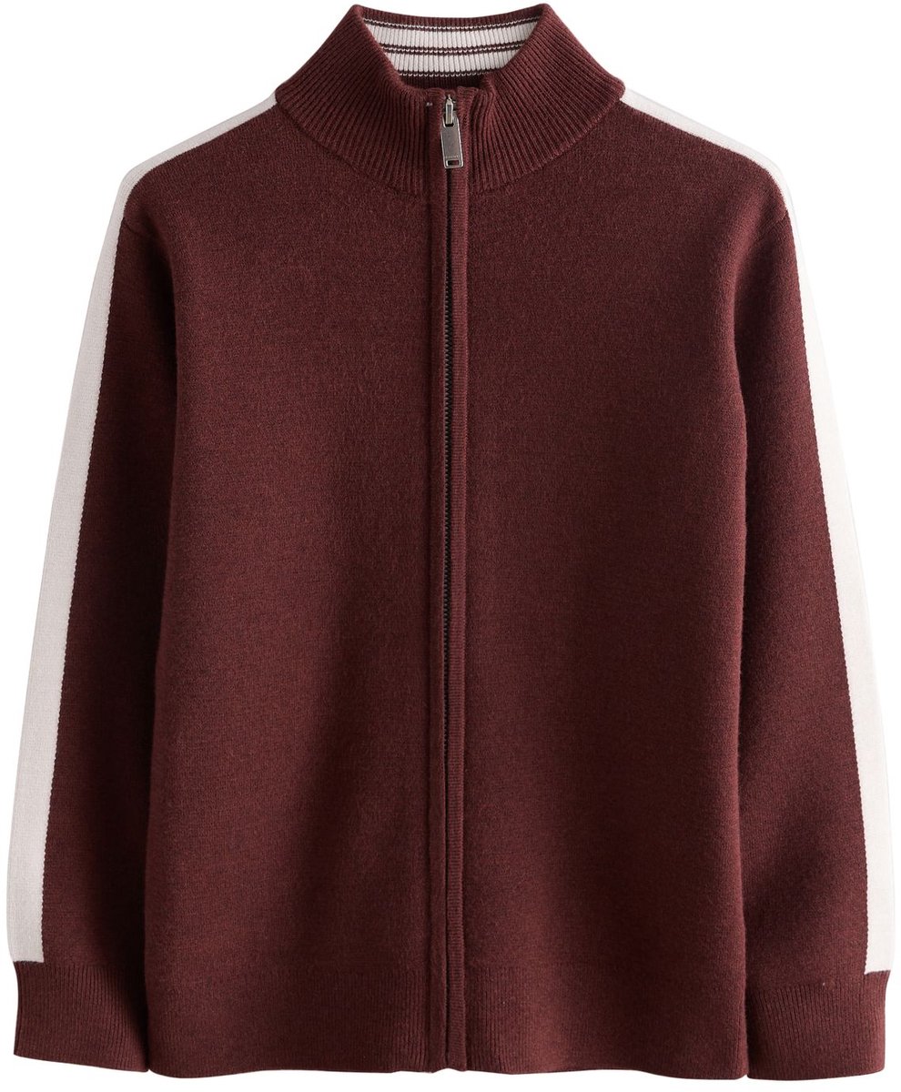 Next - Jongens - Gebreid vest met rits - Rood