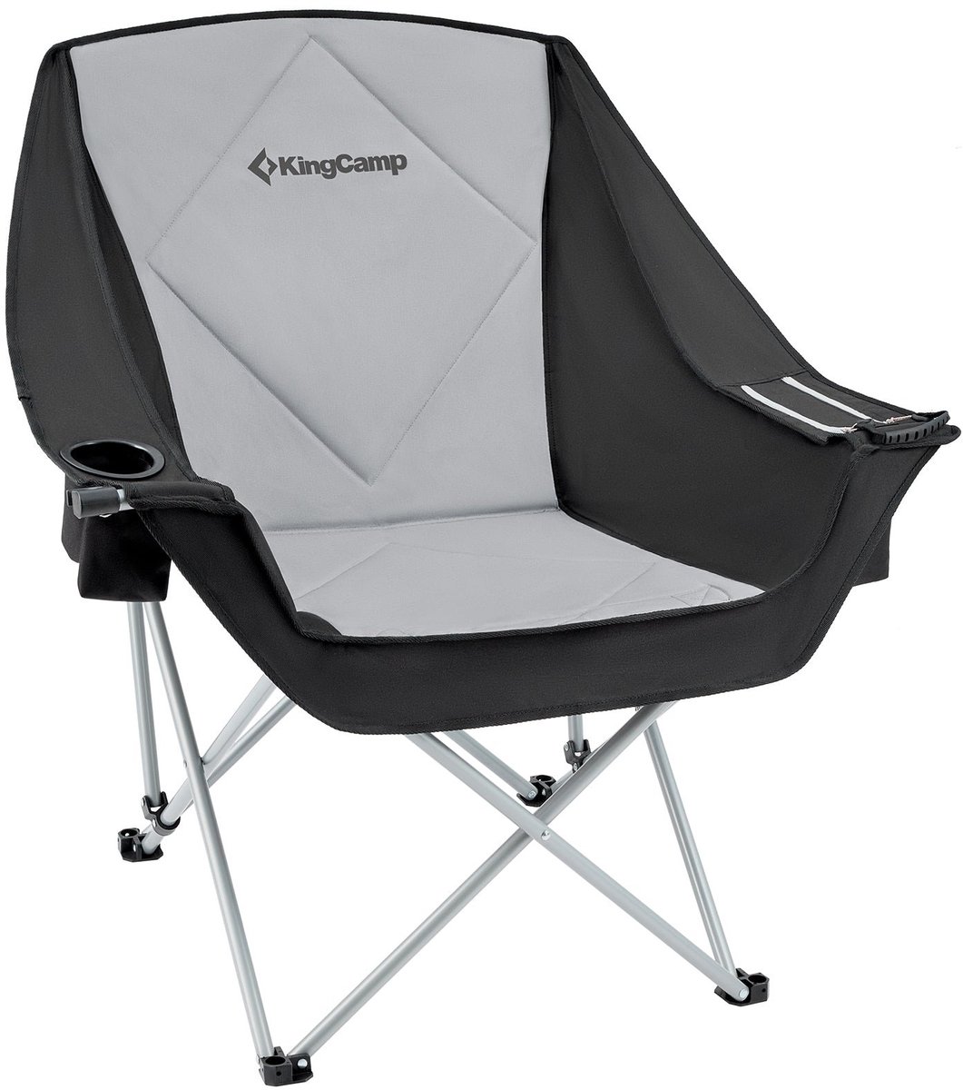 Campingstoel Klapstoel Relax Chair Fauteuil - Klapstoel met koeltas 136 kg