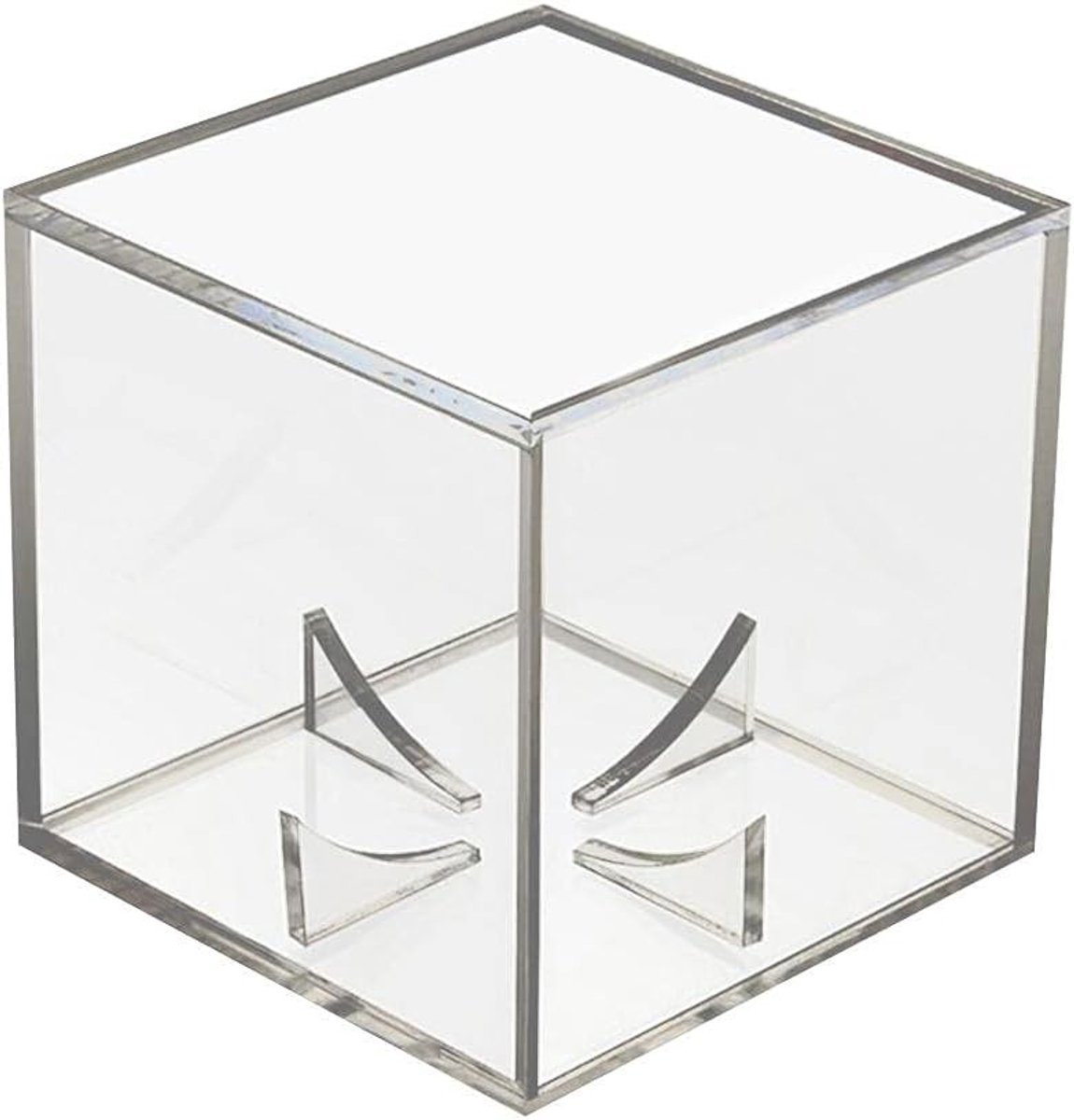 Acryl Display Case voor Tennisballen en Baseballs, Transparant, UV-bescherming, Stofdicht, 8 x 8 x 8 cm, Perfect voor Verzamelaars