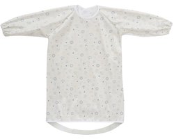 SnelShoppen - Little Dimsum Slabbetje voor baby's met mouwen, waterdicht all-in-one babyslabbetje, lange mouwen, bevestigbaar aan kinderstoel, zacht e