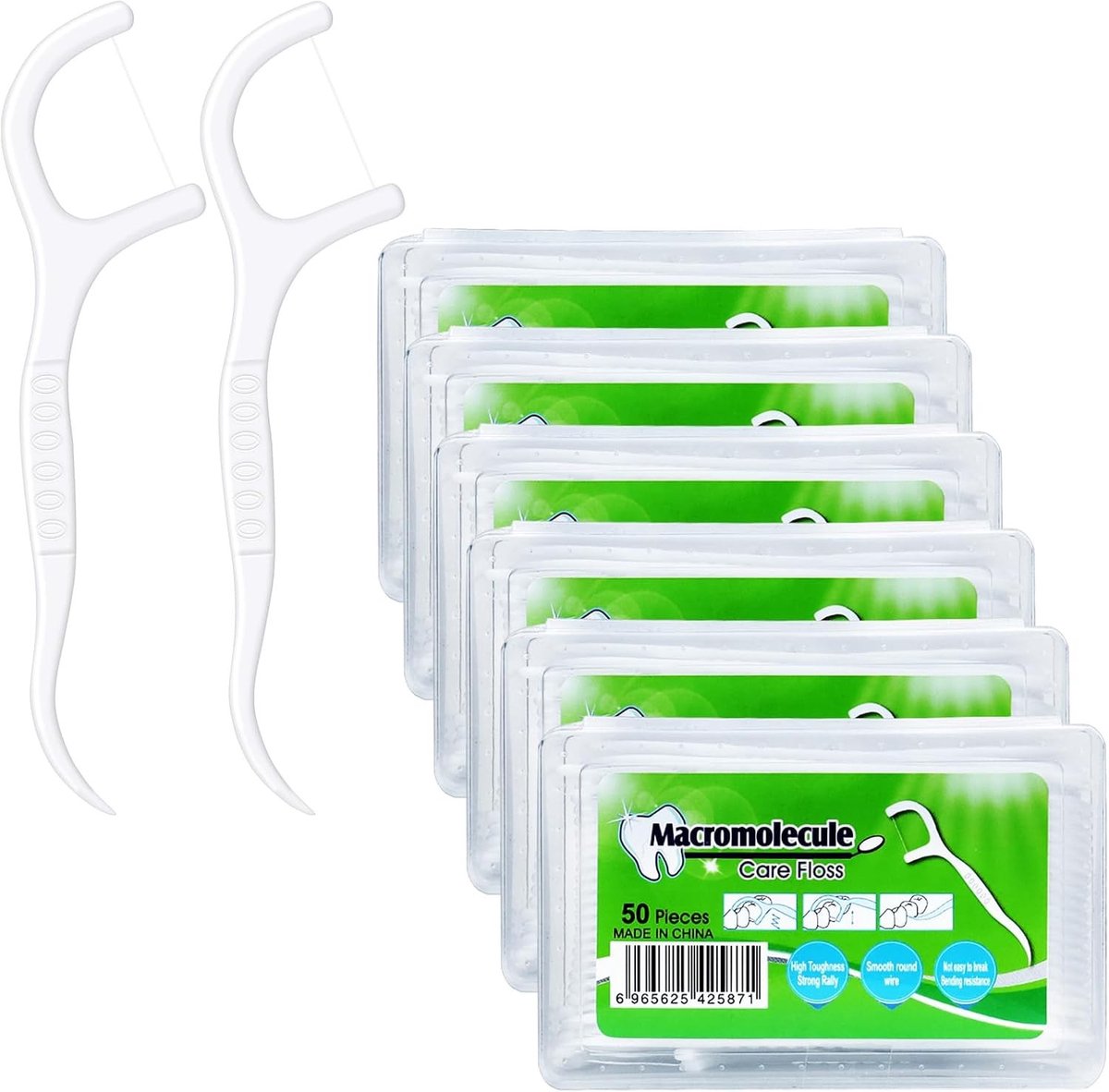 Interdentale tandenstokers 300 stuks - Y-vormige flosser voor effectieve mondhygiëne en tandreiniging