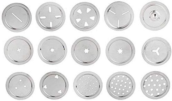 Pastamaker Pers - Deeg Maker - Verse Pasta Maken - Handmatige Bediening - 699 Gram - Zilver van Pastamaker — afbeelding 2