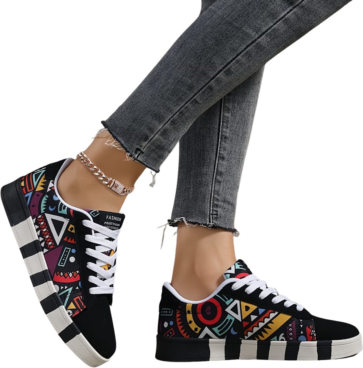 Currero Schoenen Dames Sneakers Comfortabel Slippers Casual Volwassenen 38 Zwart