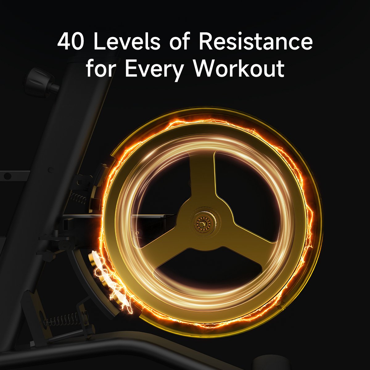 Kingsmith Sprint Bike PB08S - Spinning Bike - Magnetic Resistance - 40 Weerstandsniveaus - Verstelbaar Zadel en Stuur - LED Display thumbnail 4
