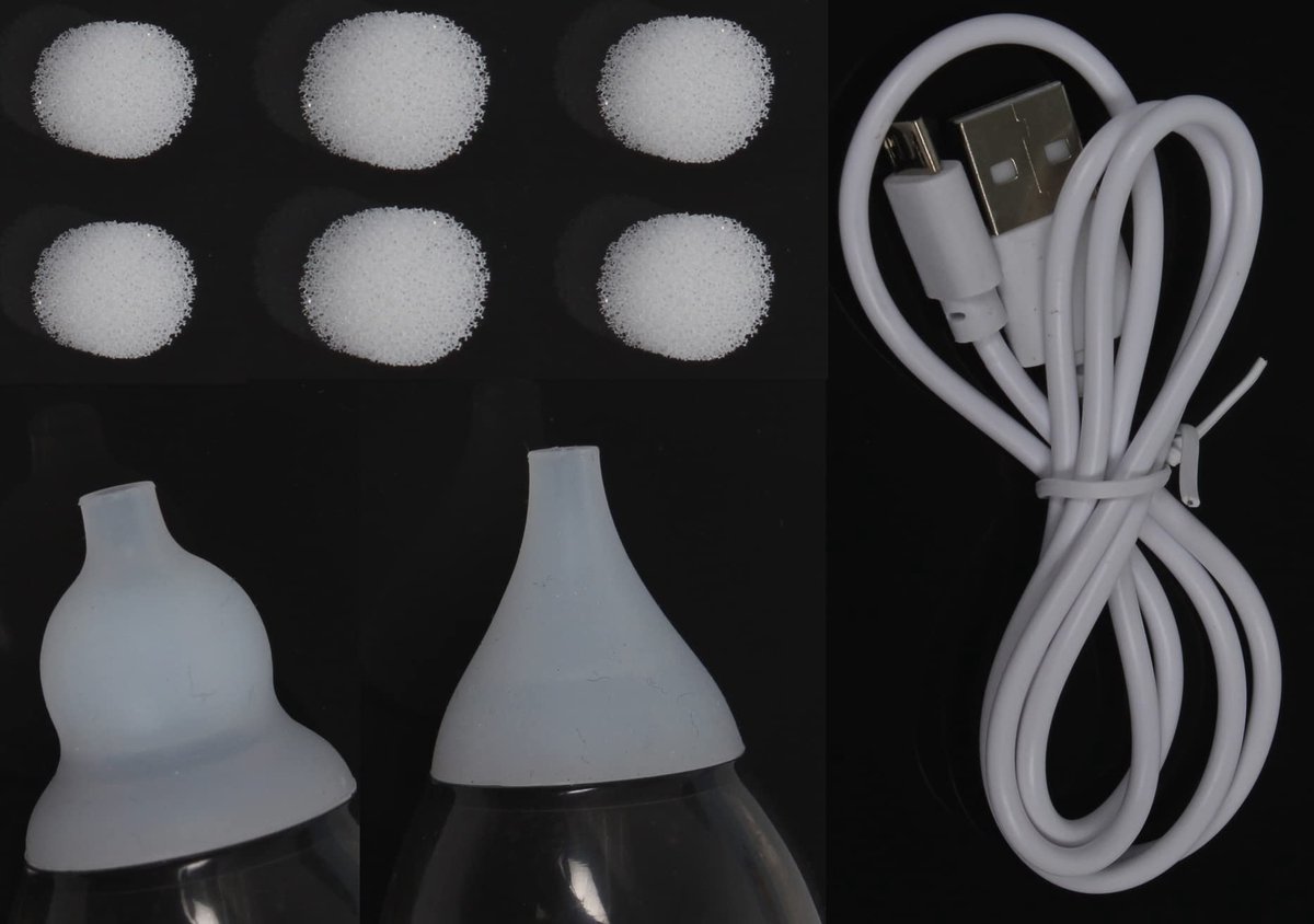 SnelShoppen - Oplaadbare Elektrische Neus Cleaner voor Baby's - Veilig, Effectief, Draagbaar, Zacht Materiaal, Handig in Gebruik, Ideaal voor Thuis en