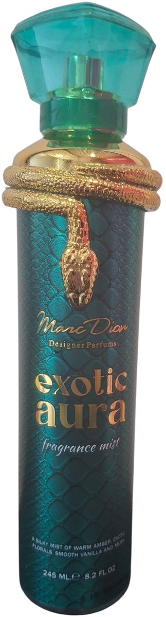 Marc Dion Exotic Aura Body Mist Warm Amber, Vanille & Musk 245 ml