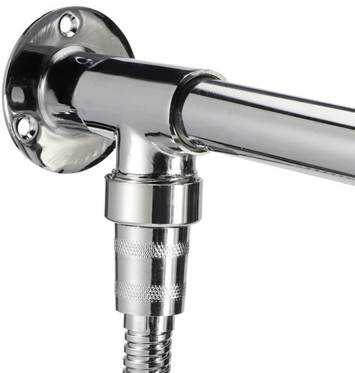 Douchekop Regendouche 9.8 Inch - Douchekop Hoge Druk - Doucheset met Slang - Douchekophouder - Roestvrij Staal - Inclusief Filter en Accessoires - Douchekopset