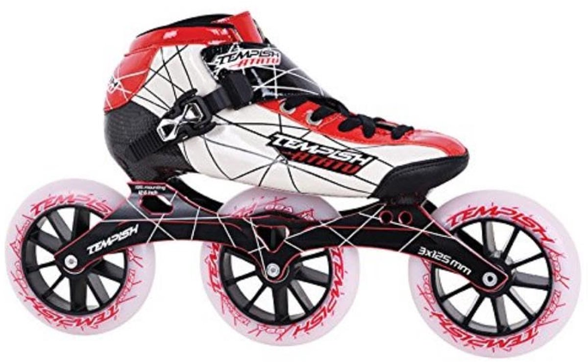 SnelShoppen Professionele Rode Snelheid Racing Heren Inline Rolschaatsen EU Ideaal voor Sport Recreatie en Wedstrijden