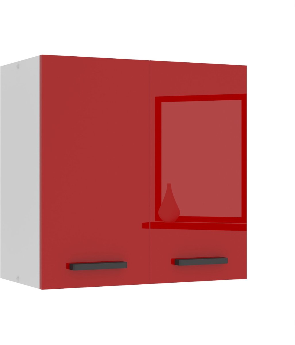 BELINI Hangkast SG2 60 cm met 2 Deuren - Rood Hoogglans