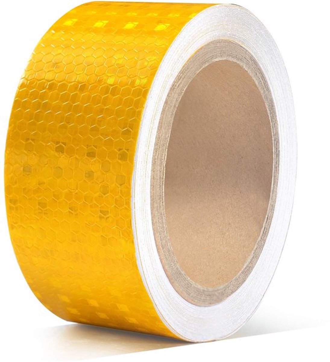 Reflecterende Veiligheidstape 30ft X 2" - Geel Honingraat voor Trailers, Hoogwaardige Reflector, Waterdicht en Duurzaam