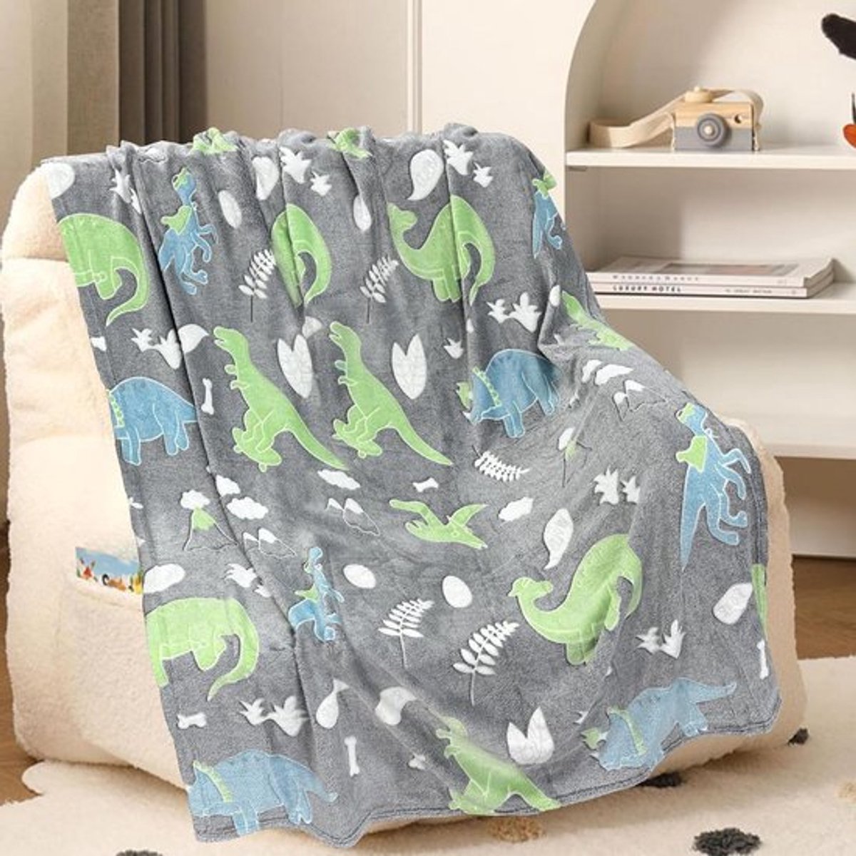 Knuffeldeken voor kinderen - Glinsterende deken voor meisjes en jongens - Zachte deken voor kinderen - Ideaal cadeau - 150 x 200 cm