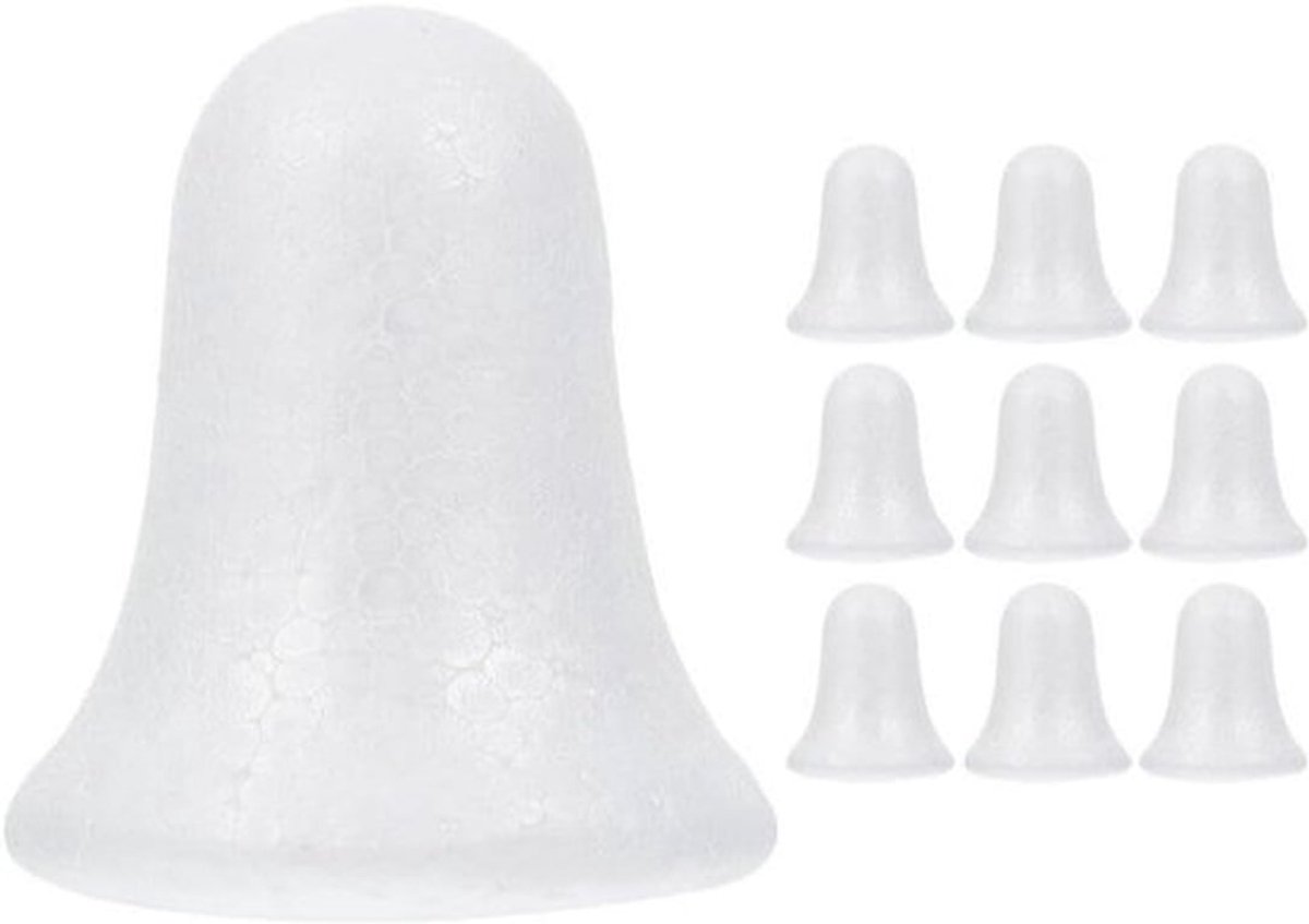 Kerstboomversiering klokken om te beschilderen - 10 stuks - knutselen - decoratie