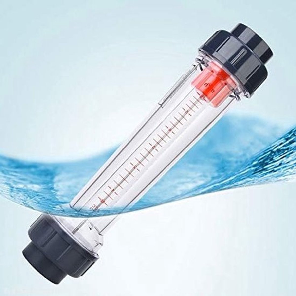 Nauwkeurige ABS Plastic Doorstroommeter voor Water en Vloeistoffen - 0.6-6m³/H, 40mm Diameter, Hoogwaardige Kwaliteit