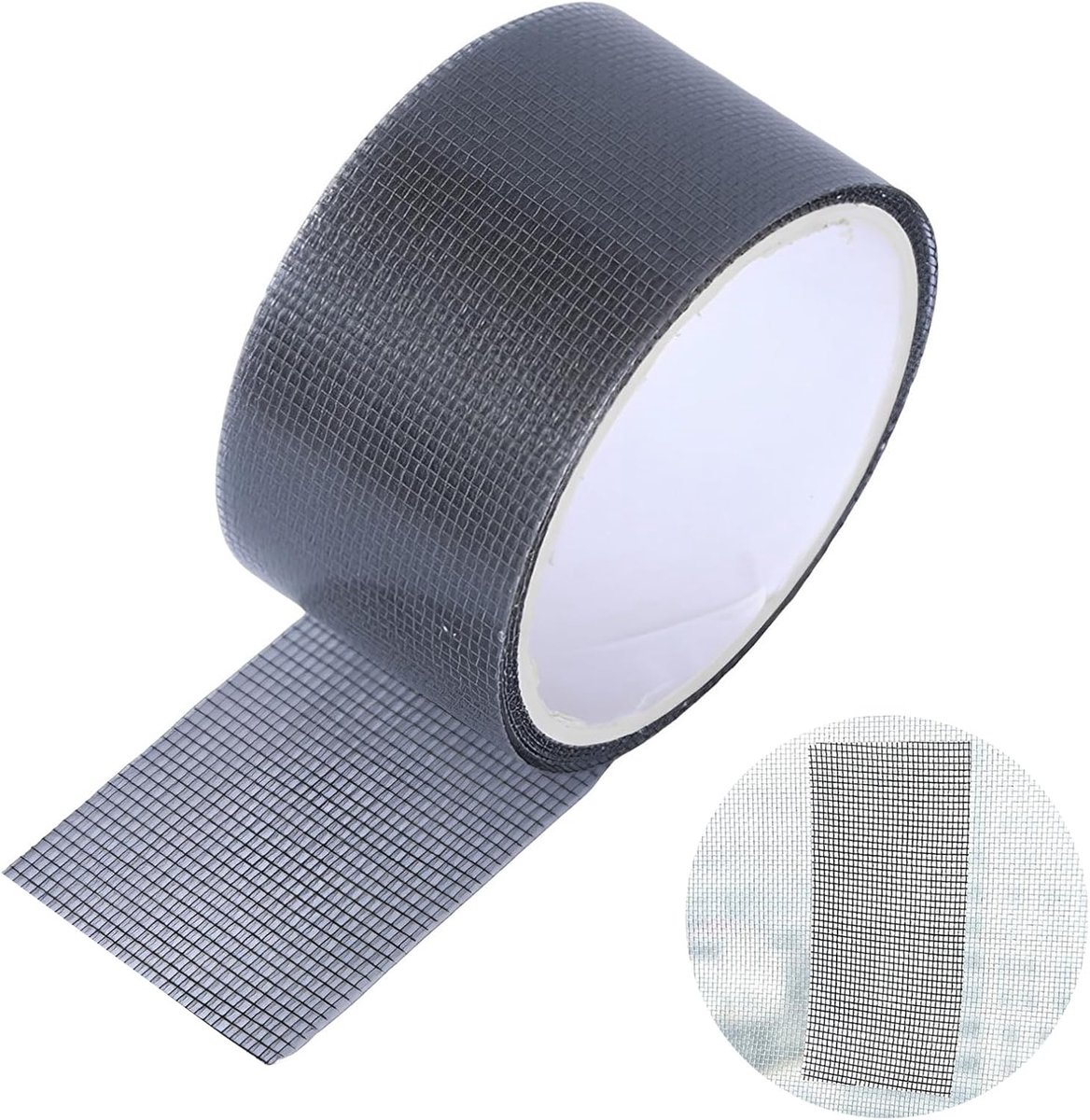 Hor Reparatie Tape - 5cm*2m - Raamscherm reparatie tape - Reparatietape - Raamhor Tape - Hor Reparatie - Horreparatie Tape - zelfklevend - voor het bevestigen van horren, tenten, netten, vliegenschermen en buitenverblijven - zwart