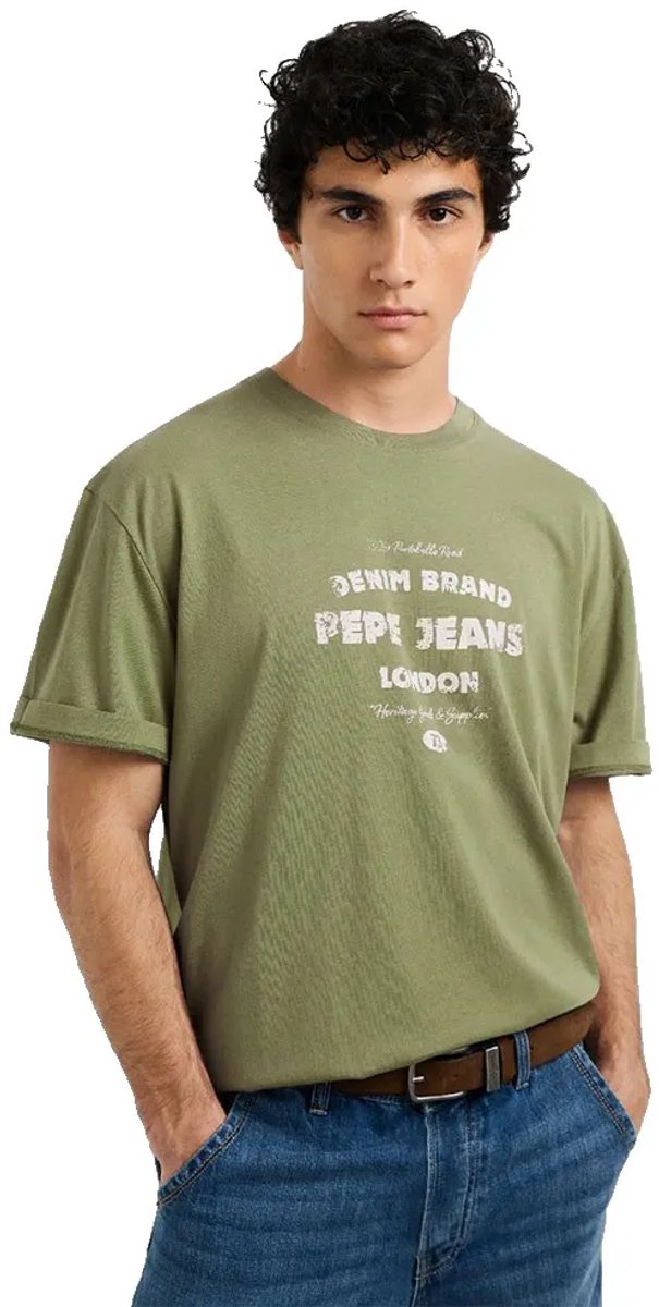 Pepe Jeans Jaxon T-shirt Met Korte Mouwen Groen S Man
