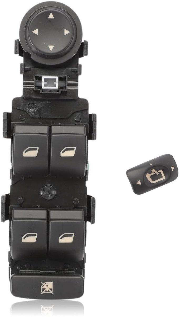 Liftknop voor Citroën C5 I en C5 II, Raamschakelaar voor C8 en C8 Van, 6554.HQ, Vervangingsonderdeel voor autoramen en deuren