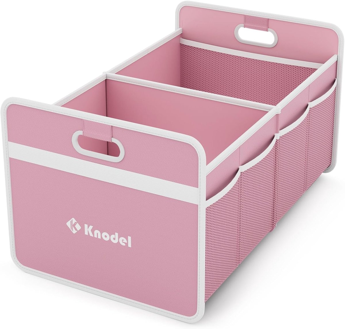 SnelShoppen - Kofferbakorganizer Klein Roze, Opvouwbare Kofferbakopslag voor Auto, Handige Organizer voor Auto-Consoles, Ideaal voor Reizen en Dagelij