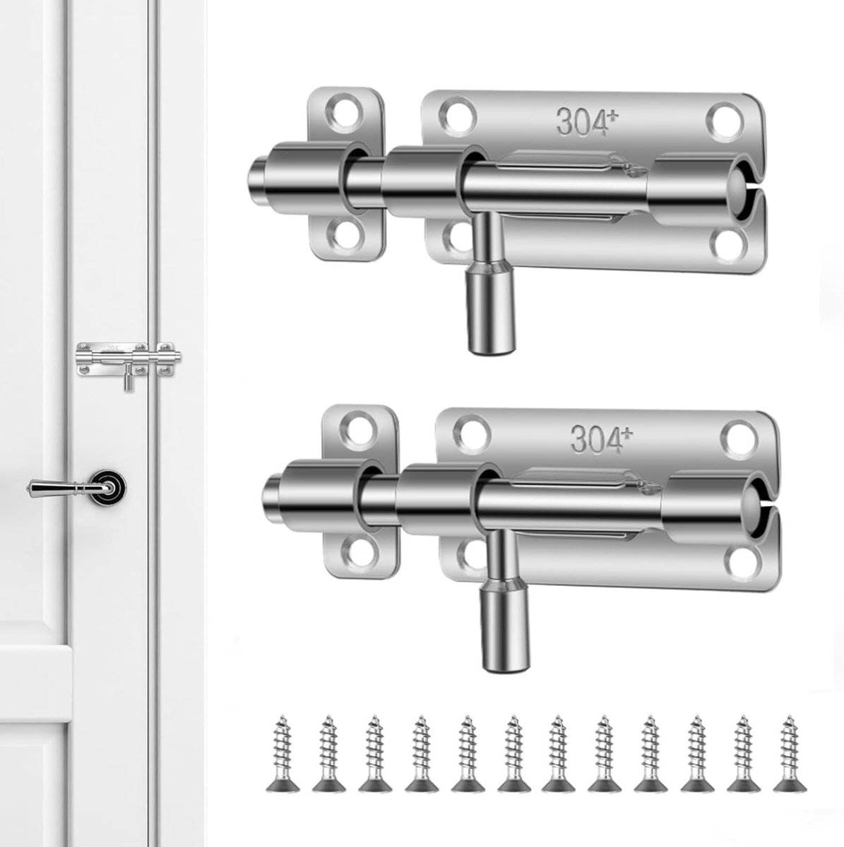 RVS schuifbare bar voor keuken en badkamer, 9x4 cm, duurzaam en veelzijdig gebruik