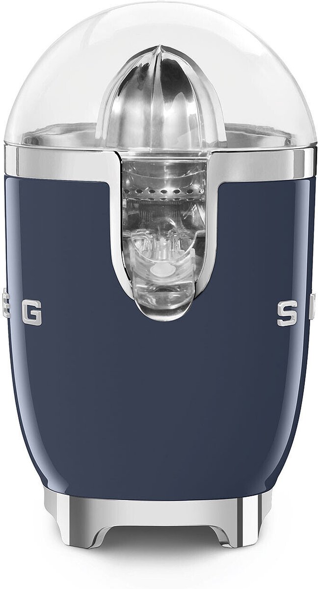 SMEG CJF11NBEU Citruspers - Elektrische Citruspers - 70W - RVS Filter - Antidruppelsysteem - Automatische Start/Stop - '50s Style - Navy Blue van SMEG — afbeelding 2