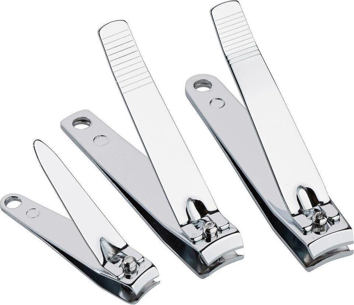Gerimport | Nagelknipper RVS - set 3 stuks