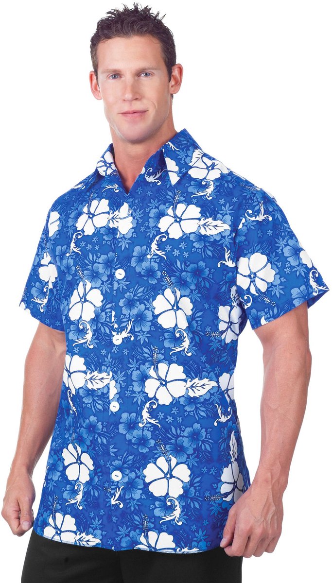 Hawaiihemd blauw