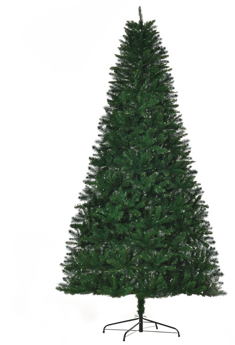 Kunststof Kerstboom 240H cm 1499 takken doornen imitatie Nordmann - zeer hoge realiteitsgraad - groen