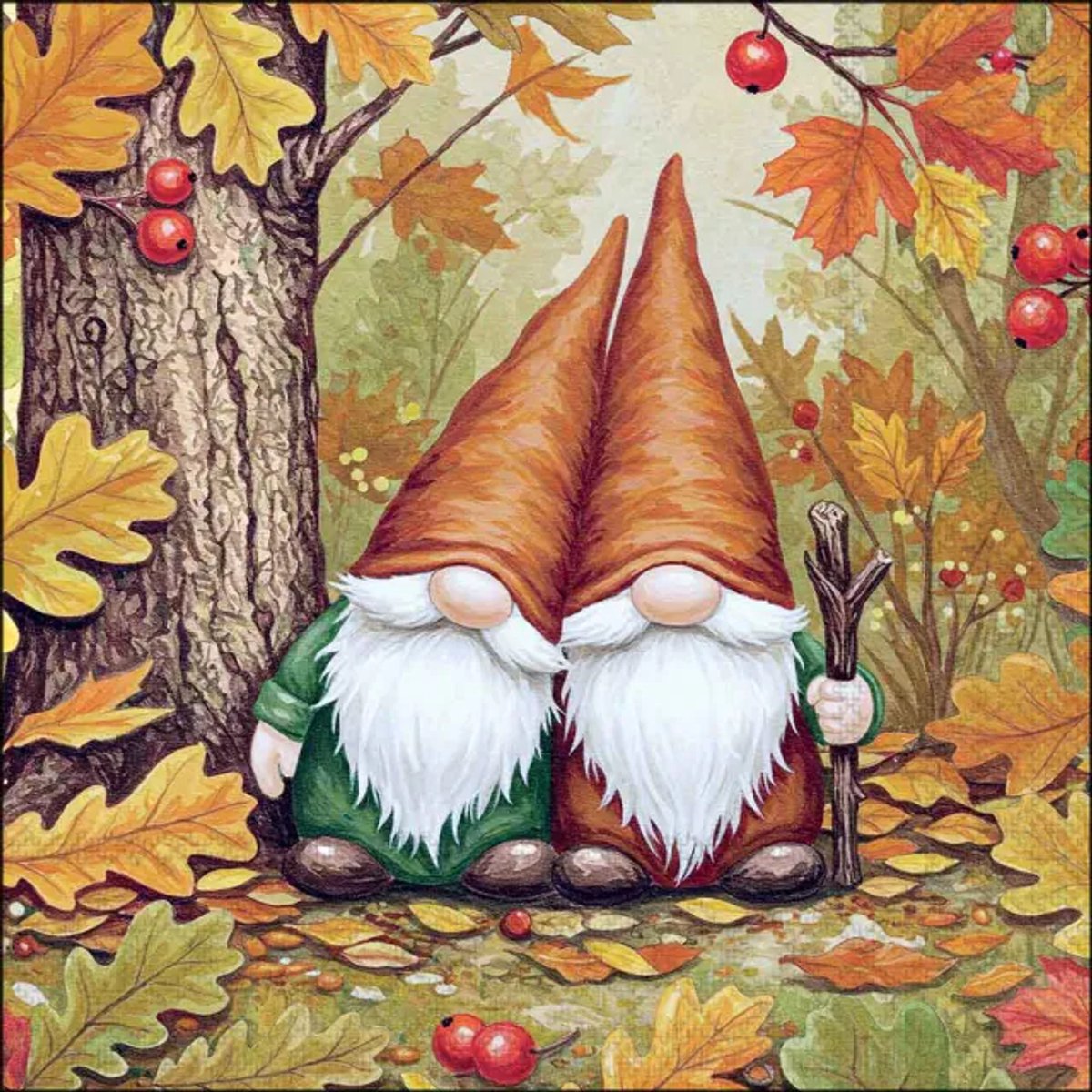 Lunch Servetten Forest rangers - Ambiente - 33x33 cm