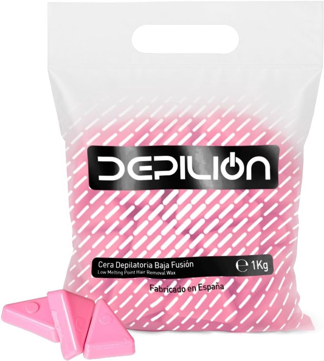 Warm Wax - Roze - 1 kg - Wax met Laag Smeltpunt voor Ontharing - Voor Alle Huidzones