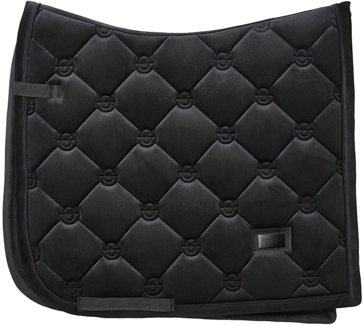 Equestrian Stockholm Zadeldek Equestrian Stockholm Velvet Black Dressuur Zwart