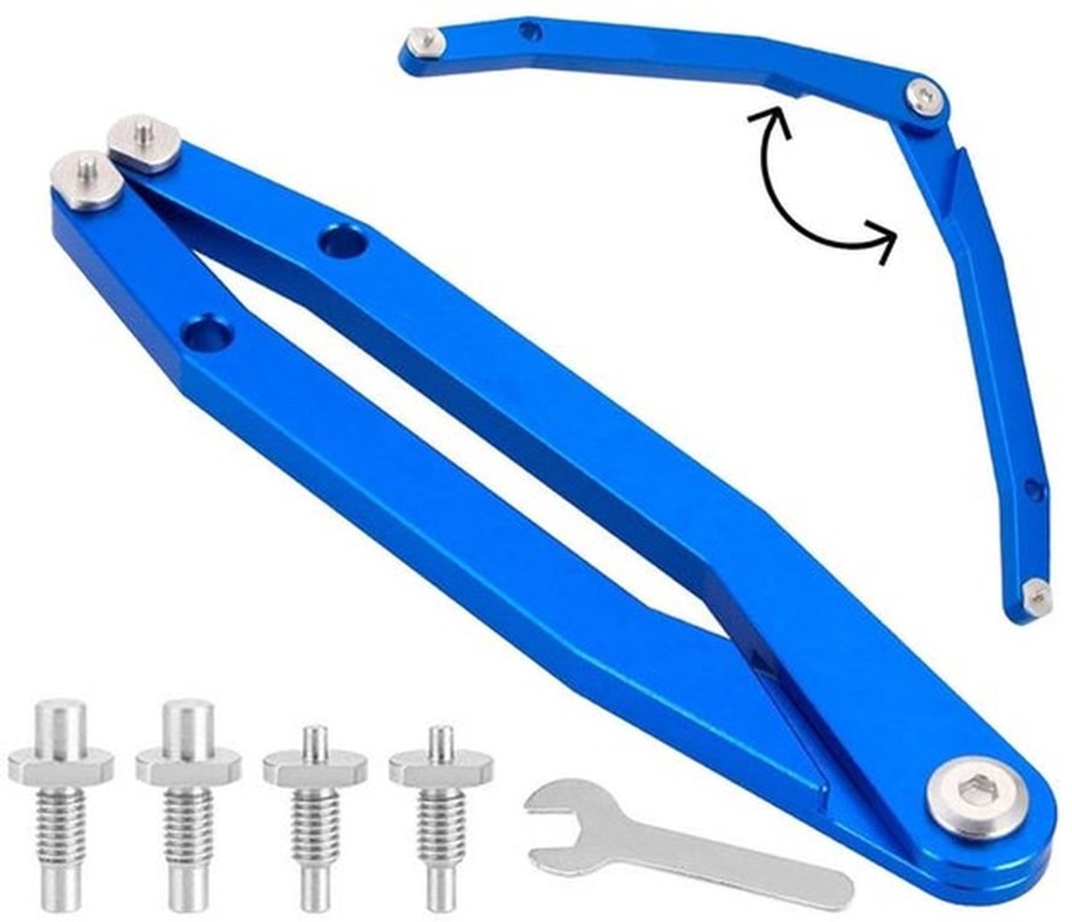 Fietspensleutelset Aluminiumlegering - Fiets Gereedschap Set - Schokdempersleutel - Gereedschapskoffer Fiets - Duurzaam/roestvrij staal - Uitstekend vakmanschap - Fietsgereedschap