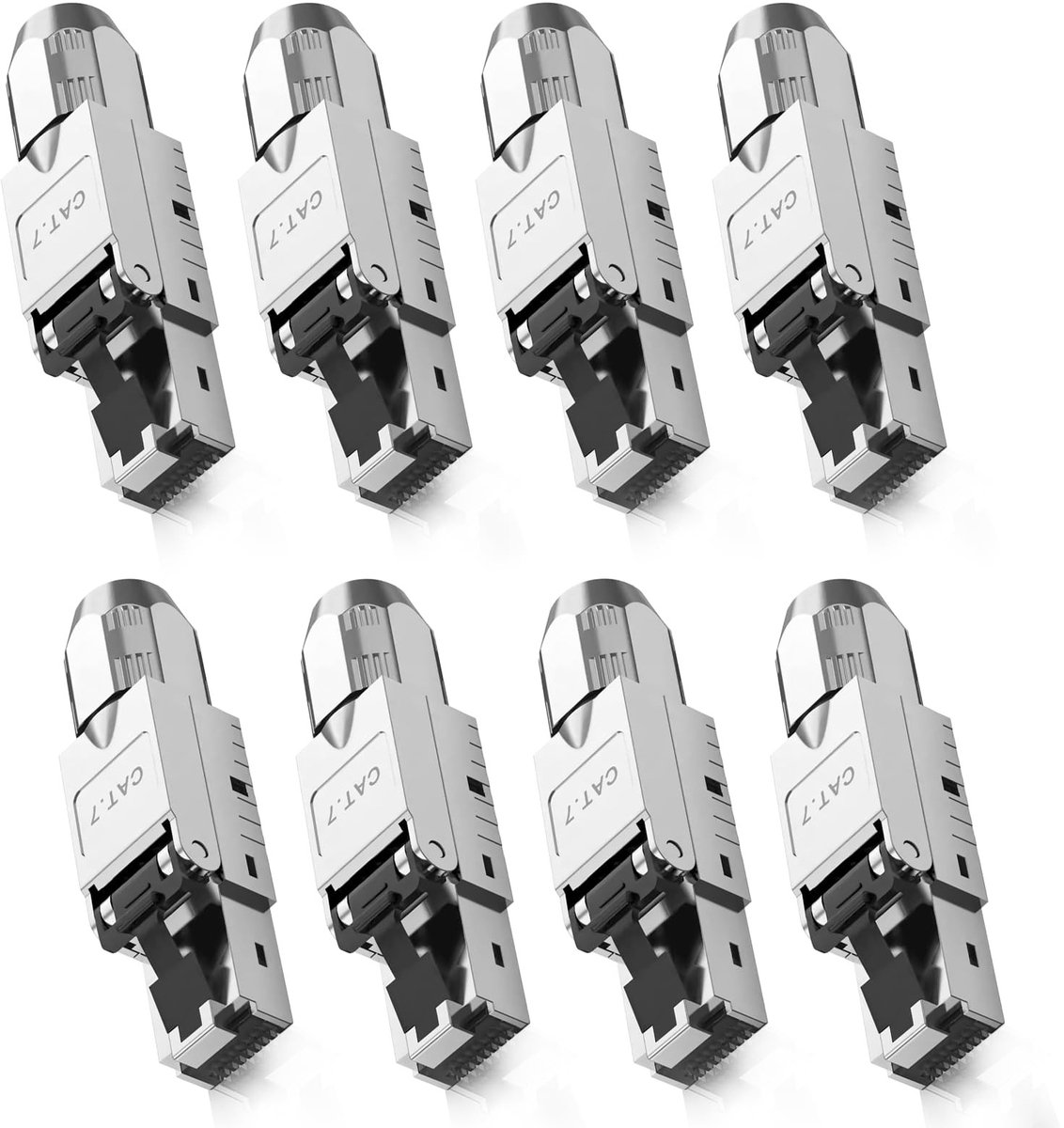 Solidchoice - CAT 7 RJ45 Netwerkstekker zonder Gereedschap voor Ethernet