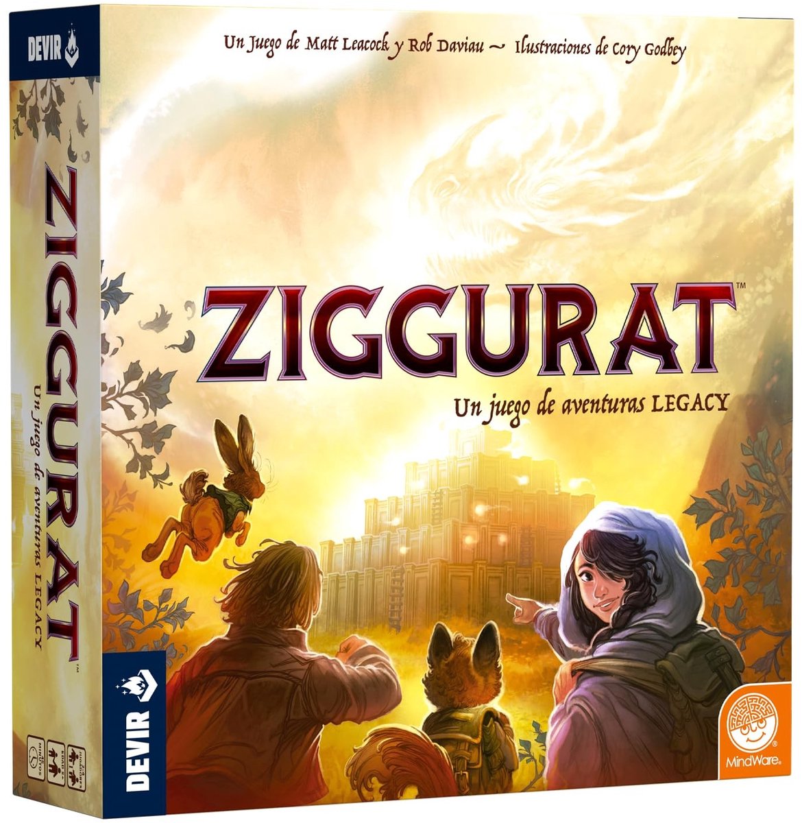 Solidchoice - Ziggurat Legacy Coöperatief Bordspel voor Avontuur en Mystery