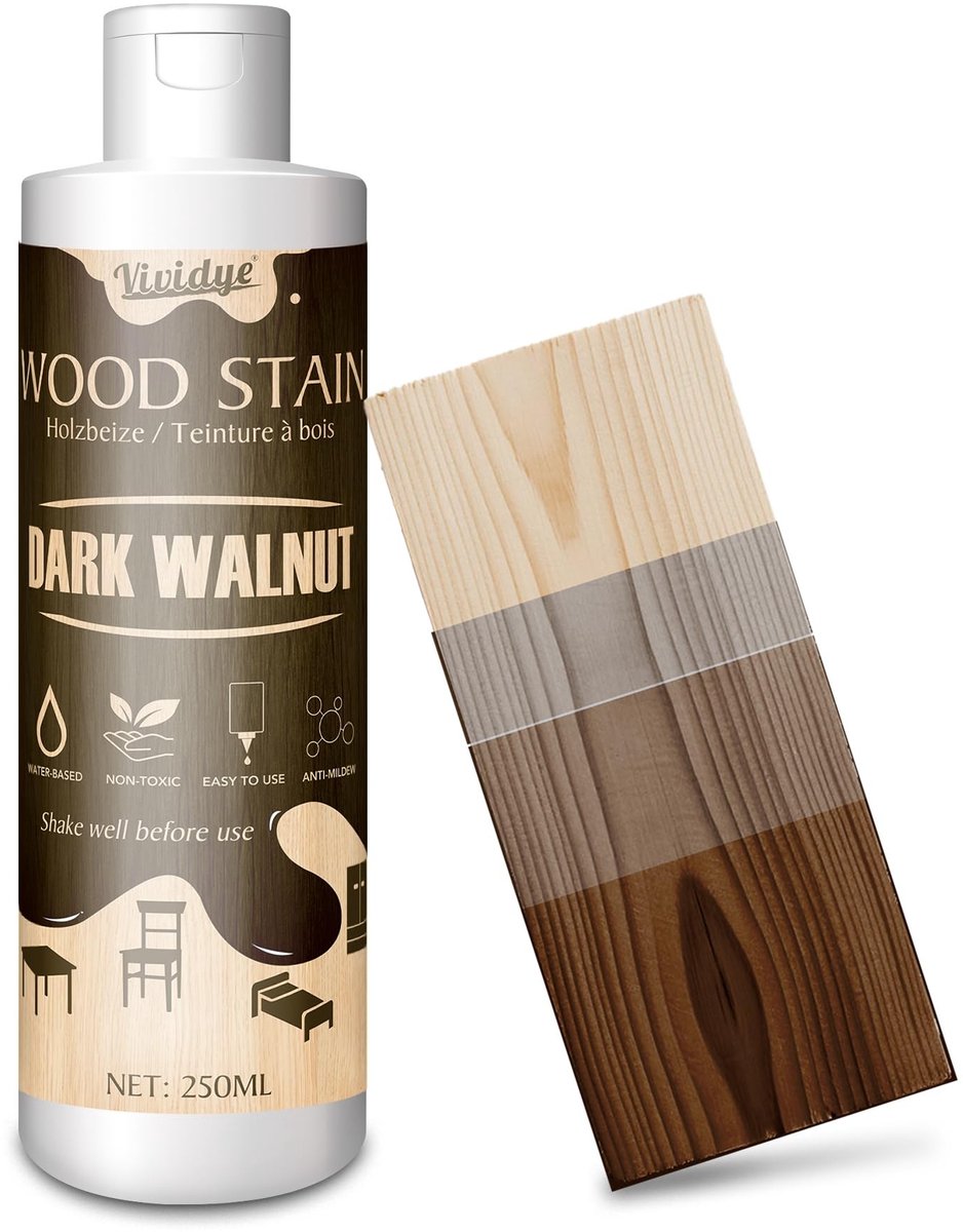 Solidchoice - Houten Beits (Donker Walnoot)