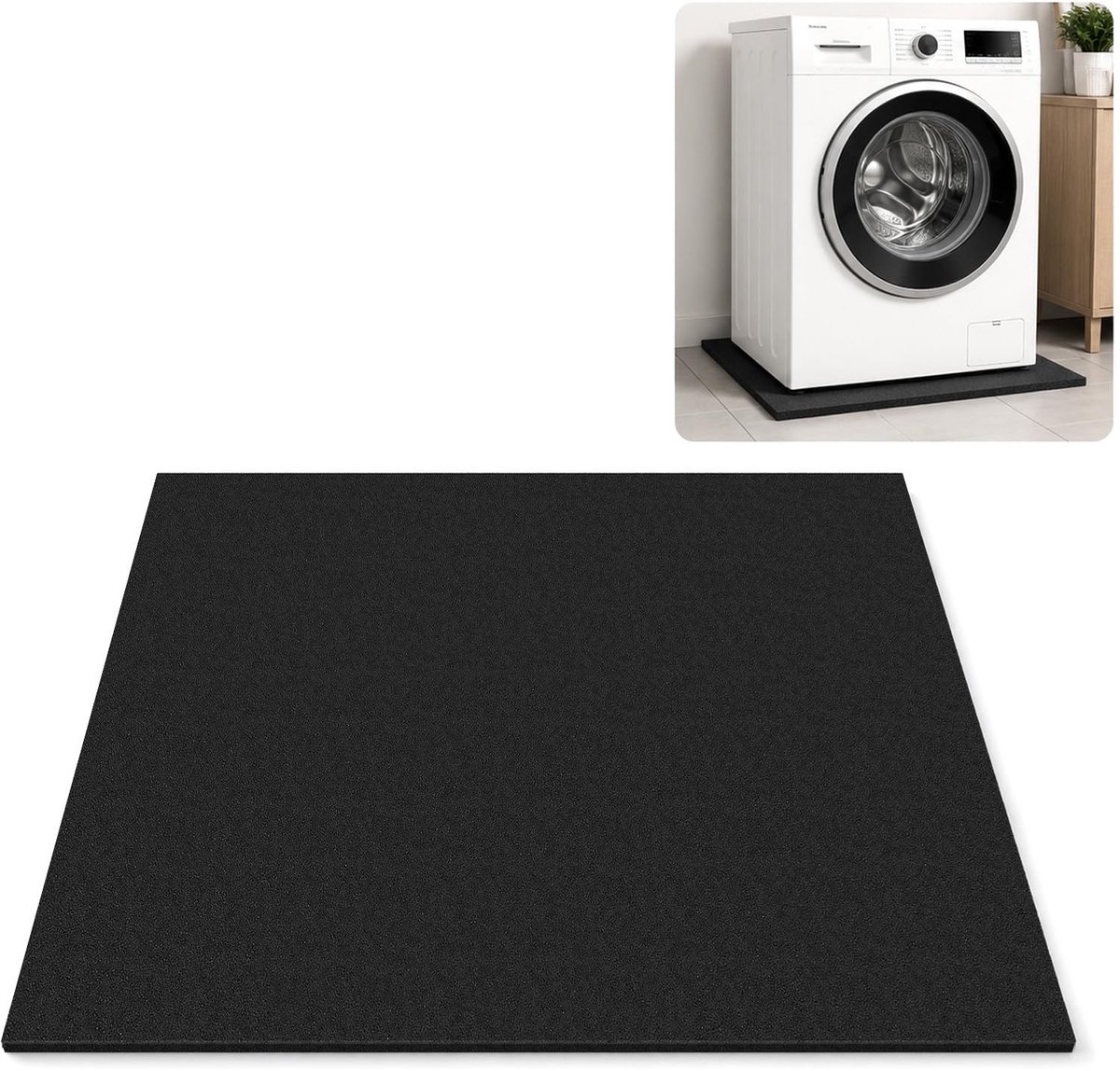 Anti-vibratiemat voor Wasmachine 60 x 60 x 1 cm